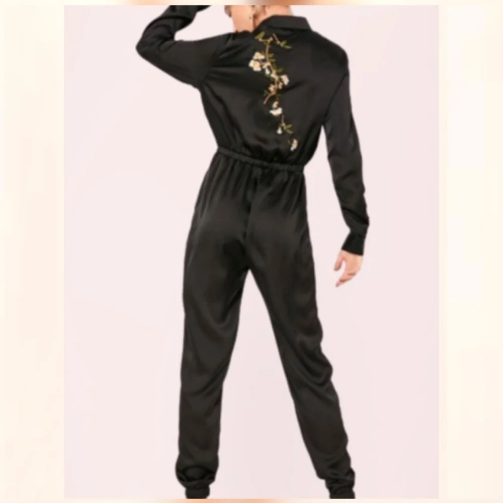 Fashion Nova Black Jumpsuit - Picture 1 of 5